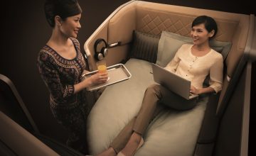 Wi-Fi Tanpa Batas Kini Tersedia di Penerbangan Singapore Airlines
