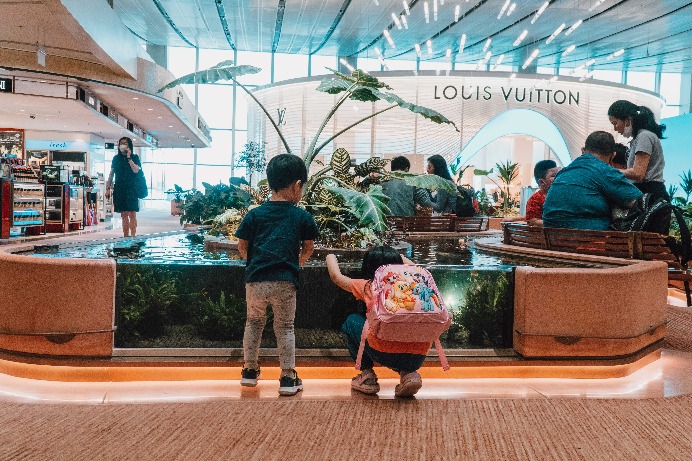 Loja Louis Vuitton Singapore Changi Airport T1, Singapura