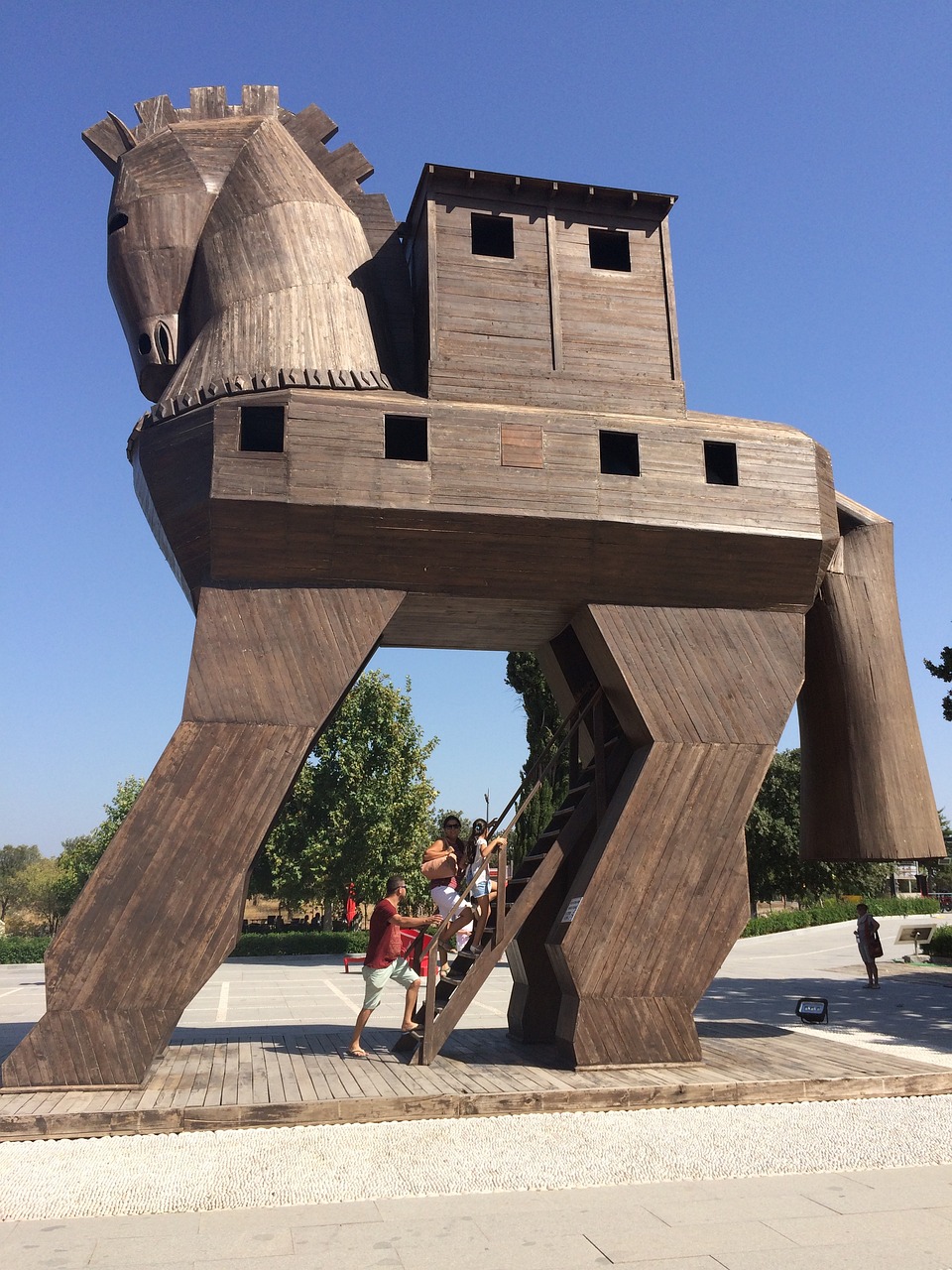 trojan horse troy turkey turki