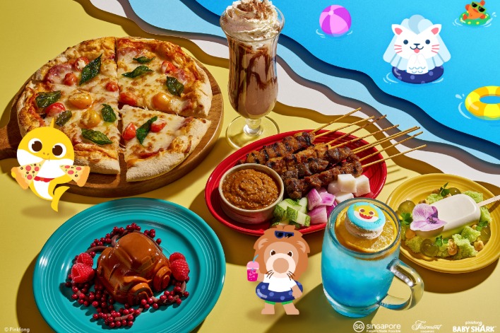 Ada Paket Staycation Bertema Baby Shark di Fairmont Singapore