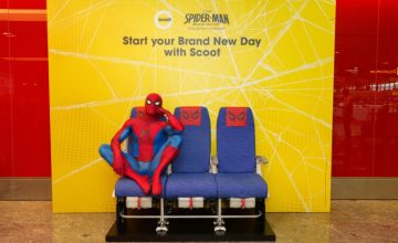Scoot Resmikan Pesawat Spider-Man: Brand New Day, Lengkap dengan Kabin Tematik dan Aktivitas Seru