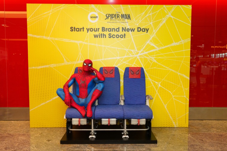 Scoot Resmikan Pesawat Spider-Man: Brand New Day, Lengkap dengan Kabin Tematik dan Aktivitas Seru